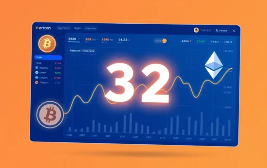 The Altcoin Season Index remains at 32, signaling a cautious cryptocurrency market phase.