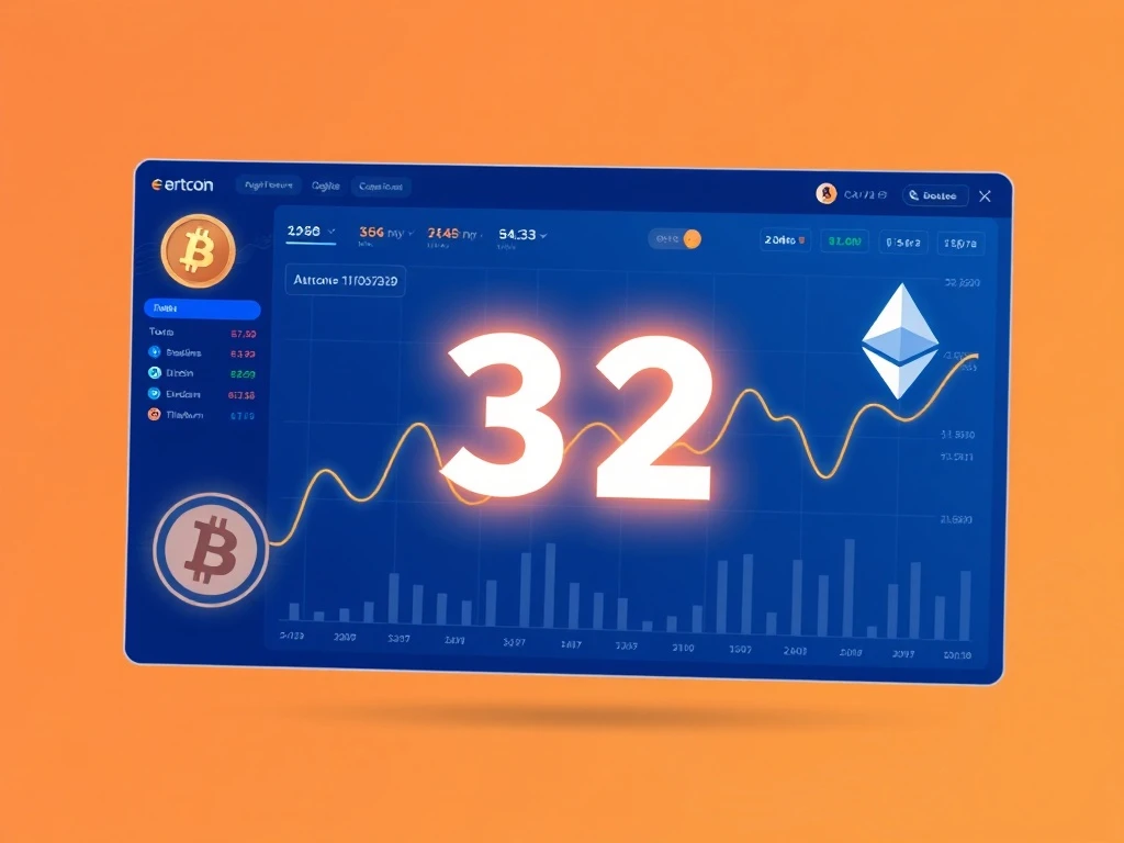 The Altcoin Season Index remains at 32, signaling a cautious cryptocurrency market phase.