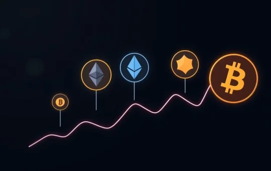 Data visualization showing the Altcoin Season Index rising to 28, indicating shifting cryptocurrency market trends.