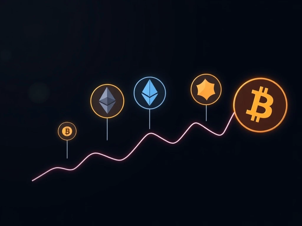 Data visualization showing the Altcoin Season Index rising to 28, indicating shifting cryptocurrency market trends.