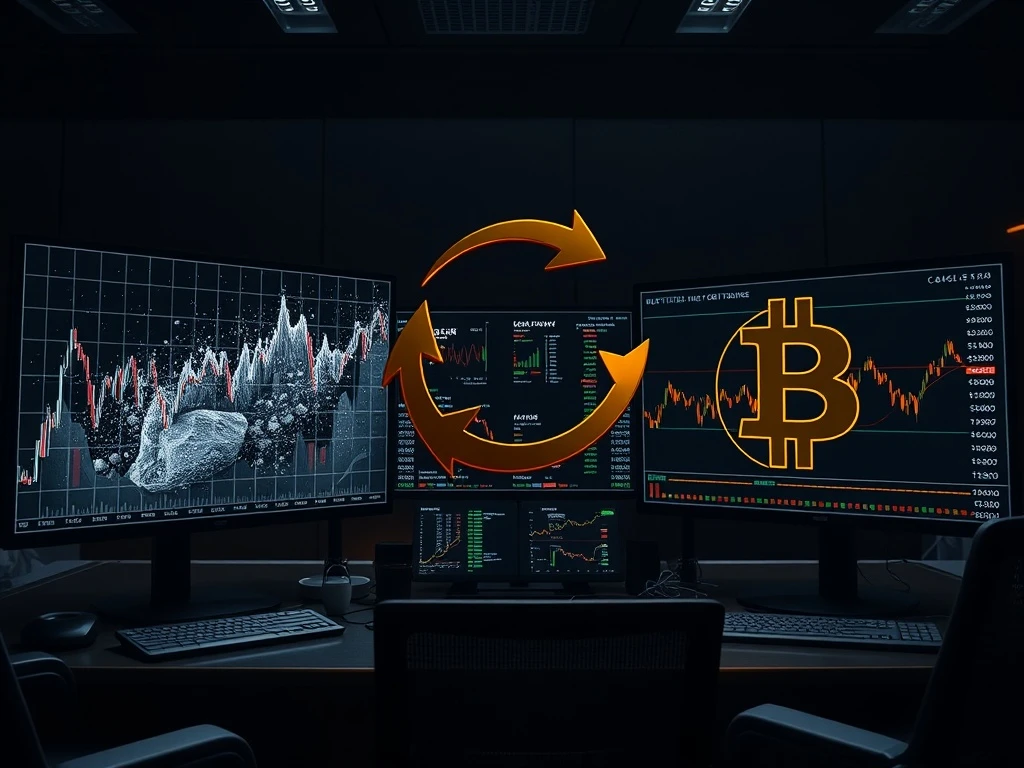 Analysis of capital rotation patterns between metals and cryptocurrencies during 2026 market volatility
