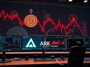 ARK ETFs performance decline due to Coinbase and crypto market slump in Q4 2025