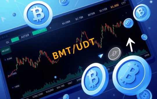 Aster decentralized exchange BMT trading competition interface showing spot and perpetual futures markets with prize pool details