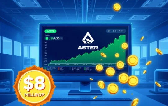 Aster DEX launches an $8 million trading campaign for its new cryptocurrency pair.