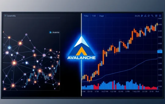 Avalanche AVAX network growth versus price divergence analysis showing critical market decision point