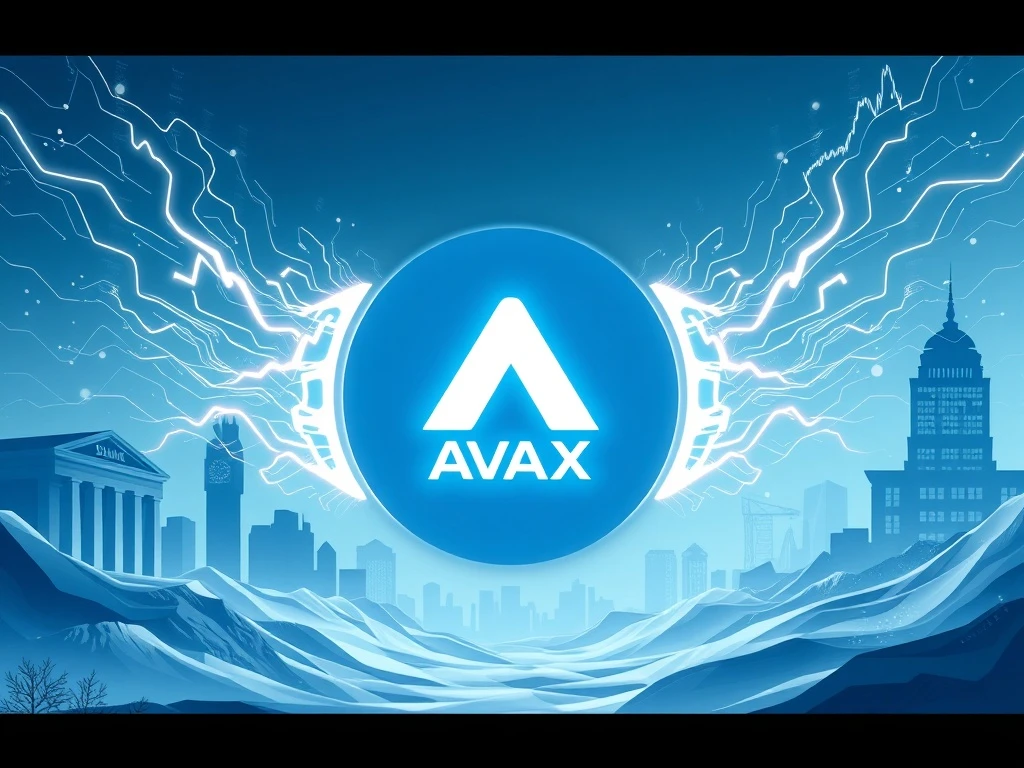 Avalanche blockchain infrastructure driving institutional adoption and RWA growth.