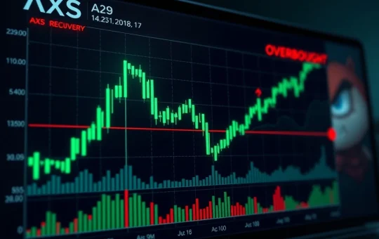 Axie Infinity AXS price analysis showing recovery and overbought warning signals in cryptocurrency market