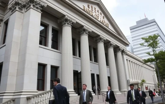 Bank of Japan headquarters where the crucial 0.75% interest rate decision was made in 2025