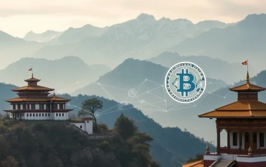 Bhutanese government Bitcoin deposit to QCP Capital represents institutional crypto adoption