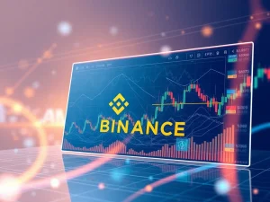 Binance AIA/USDT perpetual futures trading with 20x leverage on cryptocurrency derivatives platform
