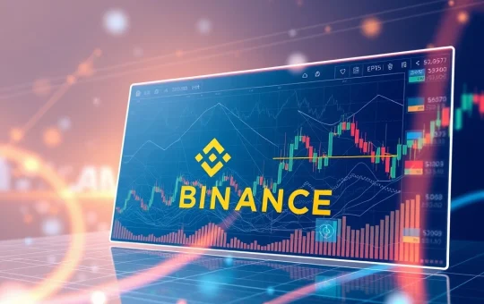 Binance AIA/USDT perpetual futures trading with 20x leverage on cryptocurrency derivatives platform