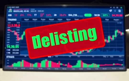 Binance delisting announcement for perpetual futures contracts affecting four trading pairs in January 2025