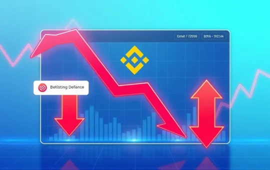 Binance cryptocurrency exchange delisting 20 spot trading pairs including AI/BTC in market adjustment