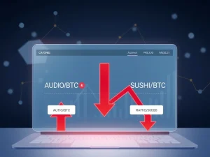 Binance cryptocurrency exchange delisting margin trading pairs like AUDIO/BTC and SUSHI/BTC