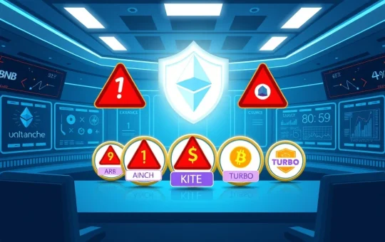 Binance suspends ARB, 1INCH, KITE, 0G, and TURBO token support on multiple blockchain networks.