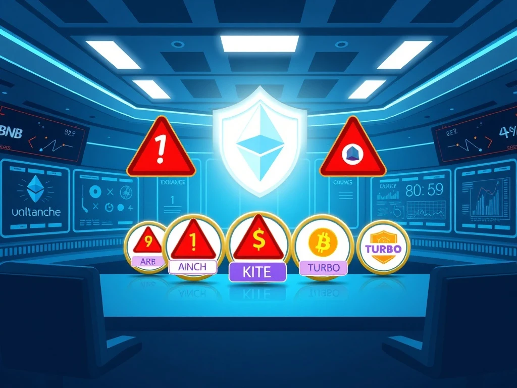 Binance suspends ARB, 1INCH, KITE, 0G, and TURBO token support on multiple blockchain networks.