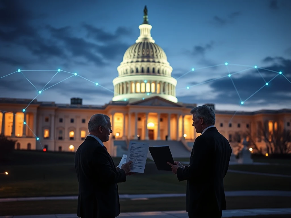 US Senators introduce bipartisan Blockchain Regulatory Certainty Act for digital asset regulation at Capitol