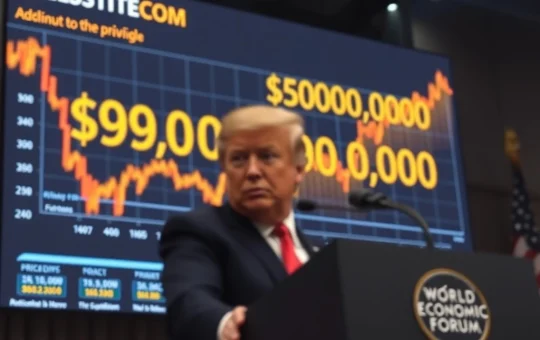 Bitcoin price chart rising as President Trump announces imminent crypto legislation signing
