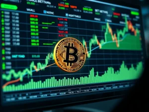 Bitcoin price chart analysis showing bullish signal indicators and market data trends