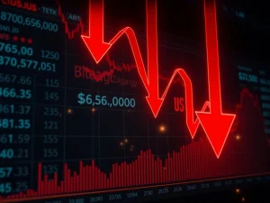Bitcoin price analysis showing negative Coinbase Premium and potential decline to $66,000 support level