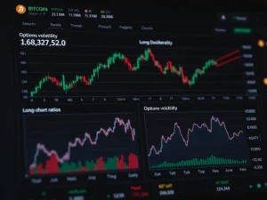 Bitcoin consolidation analysis showing derivatives market data and trader positioning near $89,500 level