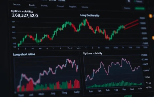 Bitcoin consolidation analysis showing derivatives market data and trader positioning near $89,500 level