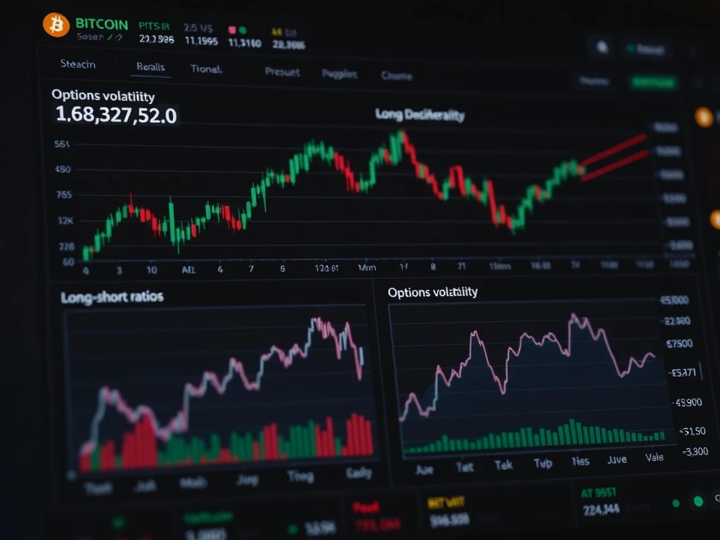 Bitcoin consolidation analysis showing derivatives market data and trader positioning near $89,500 level