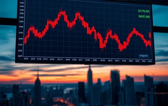 Technical analysis chart showing Bitcoin's crash to $81,000 and critical support levels.