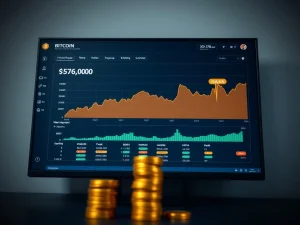 Analyst dashboard showing Bitcoin price nearing the crucial 720-day moving average DCA entry point.