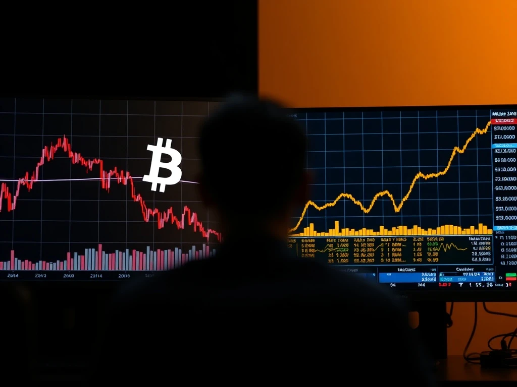 Analysis of Bitcoin price drop versus gold rebound as safe haven assets in 2026 financial markets.