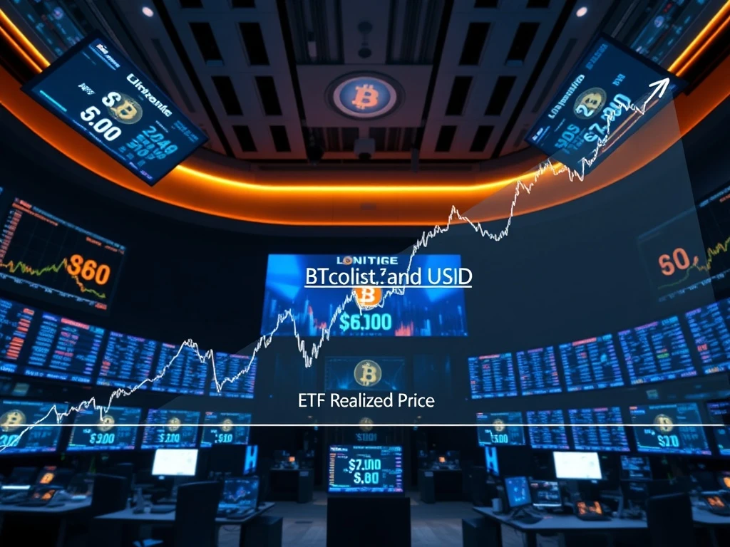 Analysis of Bitcoin ETF's critical $86,600 break-even level and institutional investor psychology.