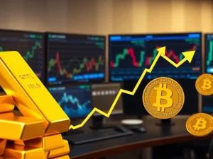 Bitcoin ETF demand analysis showing potential gold-like price surge comparison