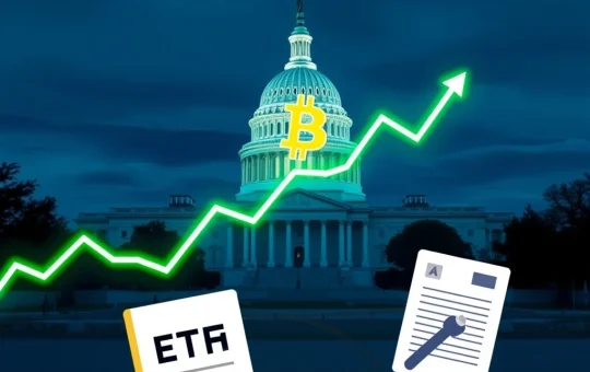 Bitcoin price rally and ETF inflows surge amid US regulatory delays for crypto market structure.