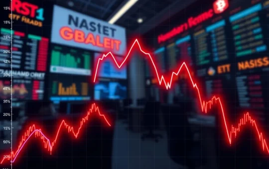Chart showing sharp 2026 Bitcoin ETF outflows as investor risk appetite fades