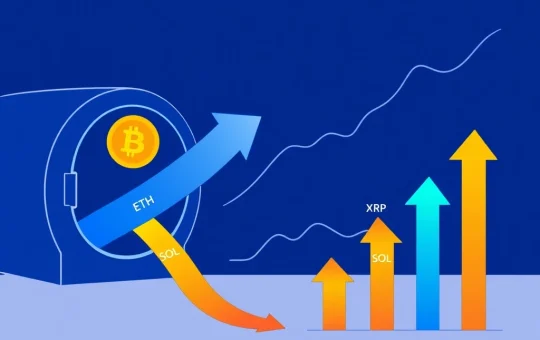 Analysis of Bitcoin and Ethereum ETF outflows driving capital rotation into altcoins like XRP and Solana.