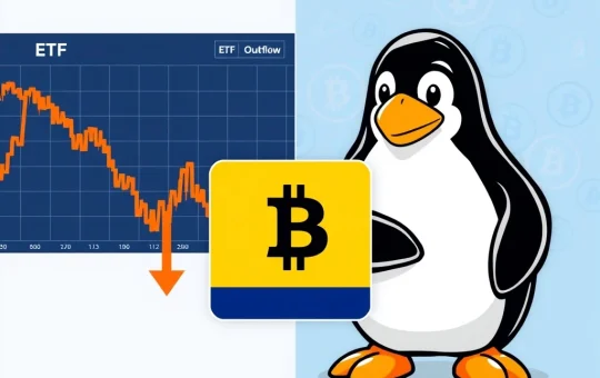 Daily cryptocurrency market analysis showing Bitcoin ETF trends and Colombia pension fund adoption