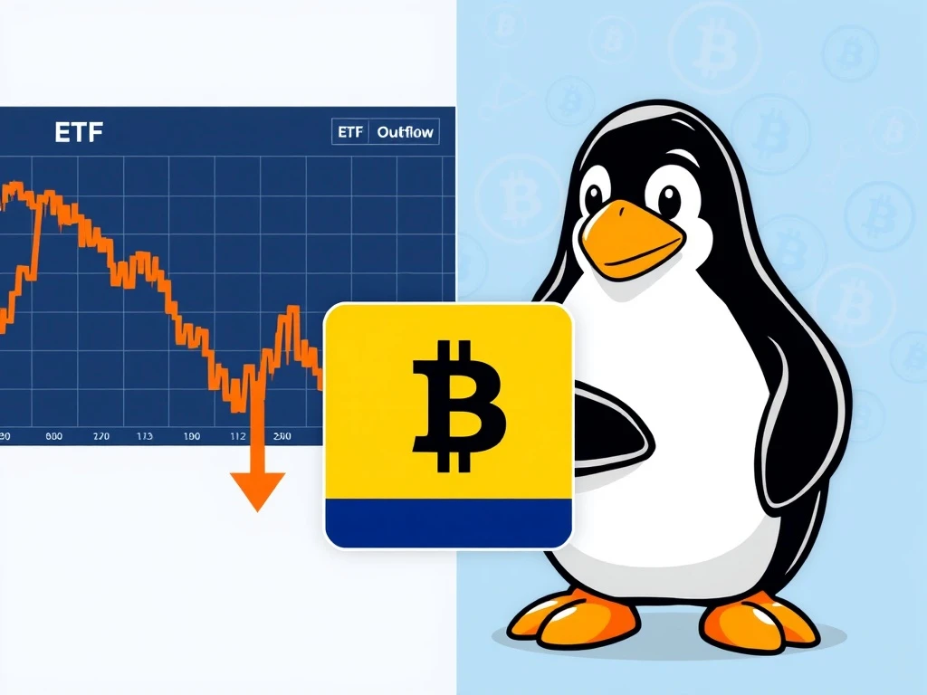 Daily cryptocurrency market analysis showing Bitcoin ETF trends and Colombia pension fund adoption