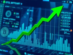 Chart showing record Bitcoin ETF inflows signaling major institutional investment shift