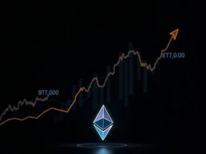 Chart showing the surge in spot Bitcoin and Ethereum ETF inflows indicating institutional investment.