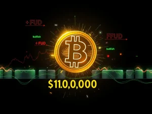 Bitcoin FUD analysis by Santiment showing potential for BTC to reclaim $100,000 price level.