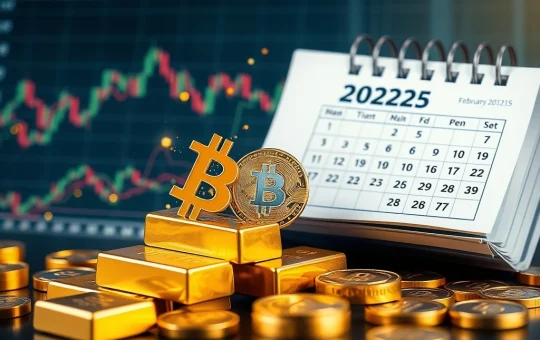 Analysts predict capital rotation from gold to Bitcoin in February 2025 market shift