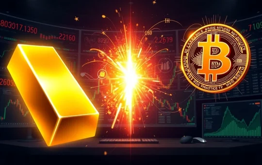 Bitcoin versus gold analysis showing historic valuation opportunity for cryptocurrency investors