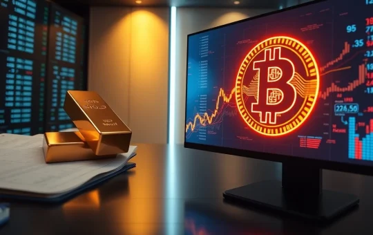 Chart analysis showing the Bitcoin-to-gold ratio at a record low, highlighting a potential investment inflection point.