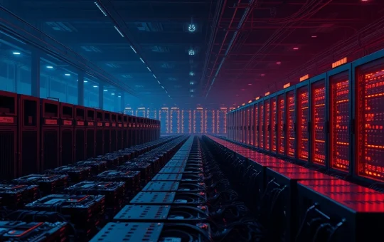 Bitcoin hashrate decline as mining rigs are repurposed for artificial intelligence compute services.