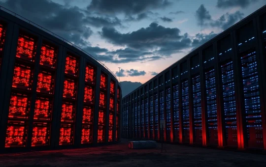 Bitcoin hashrate decline as miners shift computational power to artificial intelligence data centers.