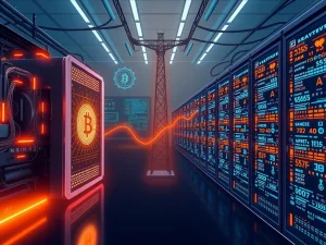 Bitcoin hashrate decline due to AI computing competition for energy infrastructure