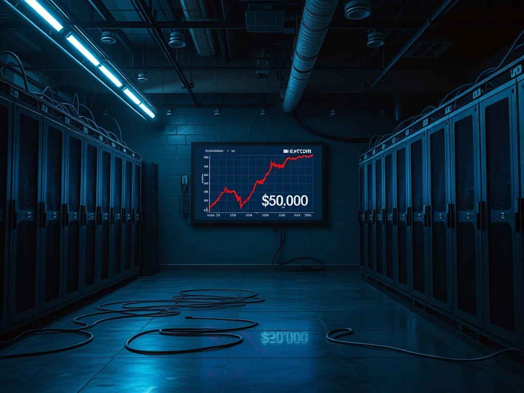 Bitcoin price volatility amid miner exodus and declining hash rate analysis