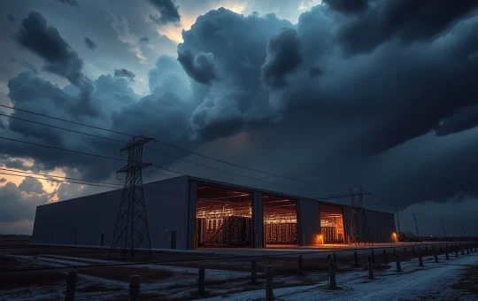 Bitcoin miners prepare for an ice storm to protect the Texas power grid from outages.