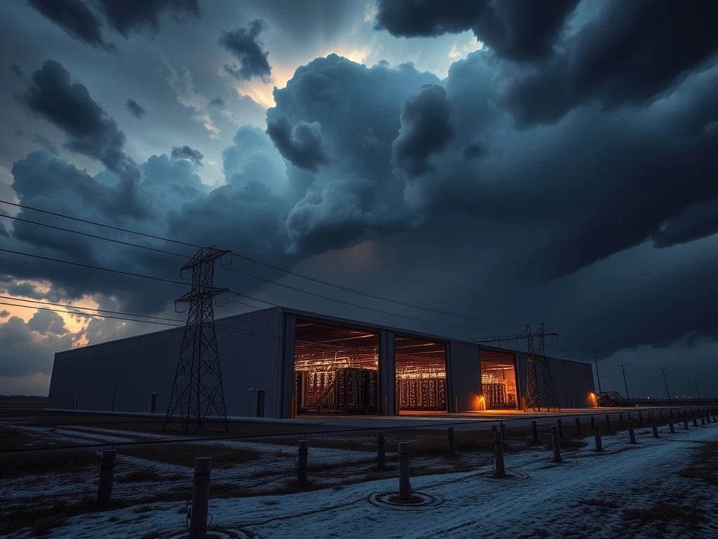 Bitcoin miners prepare for an ice storm to protect the Texas power grid from outages.