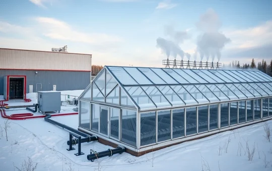 Bitcoin mining heat warming Canadian greenhouses through innovative thermal energy transfer system